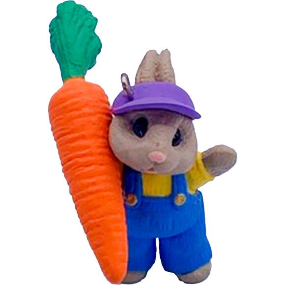 1994 Hallmark Keepsake Easter Ornament Sunny Bunny Garden 3-Piece Set in Box - Picture 5 of 8